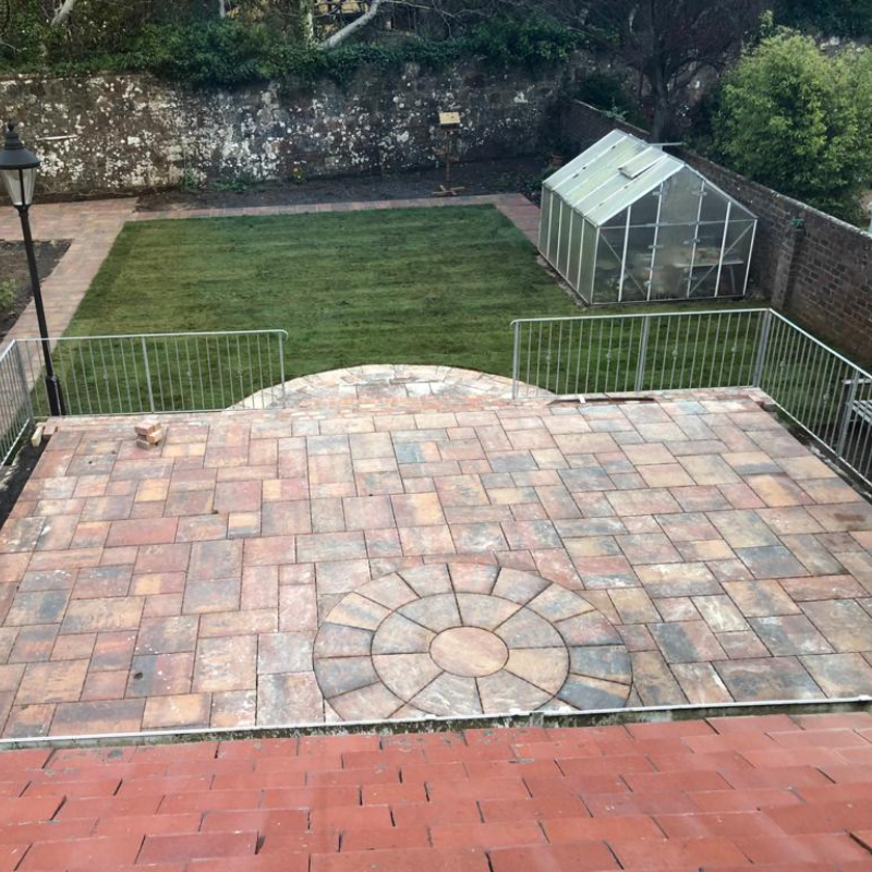 Patio in garden